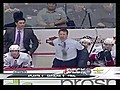 Hockey Coach Goes Crazy