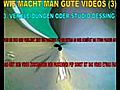 IOJANIES SERIE WIE MACHT MAN GUTE VIDEOS (3) KLAMOTTEN UND STUDIO DESSING