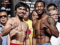 Pacquiao,  Mosley Weigh in for Saturday’s Bout