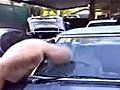Guy Destroys Windshield,  Own Head With Headbutts