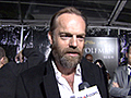 Hugo Weaving The Wolfman,  Hobbit, Guardians Interview