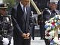 On The Scene: President Obamas First Trip To Ground Zero