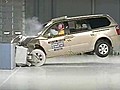 2010 Kia Sedona IIHS Frontal Crash Test