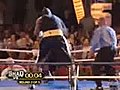 Shaquille Oneal Workin Sugar Shane Mosley In The Ring