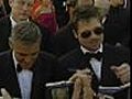 George Clooney y Brad Pitt en Venecia