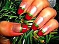 ~*~Holiday French Tip Nails~*~