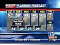 VIDEO: 13WHAM Weather Authority Evening Forecast 12/26/08