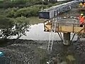 Insane crane accident New Zealand