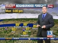 VIDEO: 13WHAM Weather Authority Evening Forecast -- 07/09/08