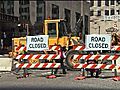 Major road construction reroutes city traffic