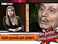 Hüseyin Üzmez spikerle kavga etti