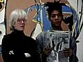 Andy Warhol and Jean-Michel Basquiat,  filmed in 1986