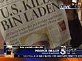 KTLA: Local Reaction to Death of Bin Laden - Lynette Romero reports