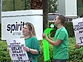 Spirit Airlines workers picket to let company know they aren’t happy with proposals