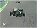 Formel 1 - GP von Europa 2010 - Unfall von Mark Webber