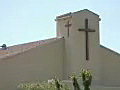 Royalty Free Stock Video HD Footage Close Up View of a Church Building in Ft. Lauderdale,  Florida