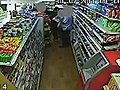 Armed robber leaves shoe behind