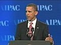 Obama speaks at AIPAC