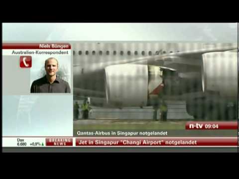 Triebwerkexplosion Qantas Airbus A380 In Singapur Notgelandet - Exyi - Ex Videos
