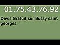 Plombier Bussy saint georges - 01.75.43.76.92