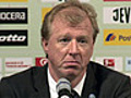 Steve McClaren und Michael Frontzeck vor der Presse