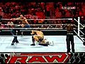 WWE Raw 06/06/2011 John Cena and Alex Riley vs The Miz and R Truth Stone Cold Special Referee