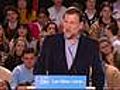 Rajoy critica a los artistas de Zapatero