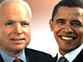 Obama,  McCain target key states