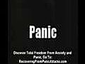 Recovering From Panic Attacks