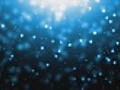 Moving blue particles. HD