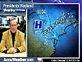 Presidents Weekend Weather