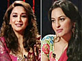 Madhuri,  Sonakshi on KJo’s couch