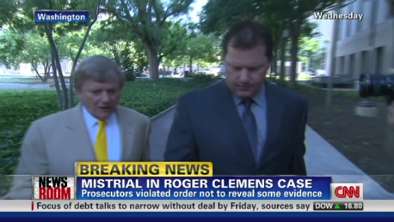 Mistrial in Roger Clemens perjury trial