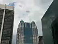 Royalty Free Stock Video HD Footage High Rise Condos and Office Buildings in Downtown Orlando,  Florida