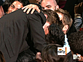 Video: Pattinson kisses Lautner at MTV awards