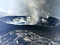 Japanese volcano bursts back to life