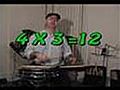 How To Learn Mathematics Multiplication Using Drums