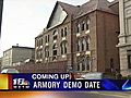 Armory Building Coming Down Soon