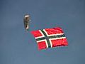 Norges største norgesflagg lander på Protektiv Industrifest
