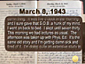 Lt. Reichard’s WWII Diary - March 8,  1943