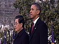 Chinese president arrives at White House
