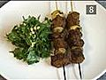 How To Make BBQ Beef Shish Kebab With Parsley Salad