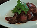 Venison With Plum And Ginger Sauce