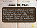 Lt. Reichard’s WWII Diary - June 18,  1943