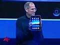 Steve Jobs apresenta o tablet iPad,  da Apple