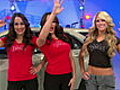 Kelly Kelly and The Bella Twins visit 