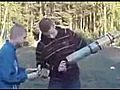 Homemade Bazooka Backfire