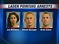 4 Arrested,  Accused Of Shining Laser In Police Helicopter