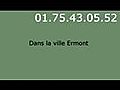 Plombier Ermont - Tél : 01.75.43.05.52. Deplacement  Gratuit Ermont.