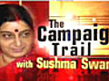 Campaign trail with Sushma Swaraj